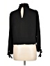 Veronica M. 100% Polyester Black Long Sleeve Blouse Size L - photo 2