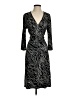 Chetta B Animal Print Black Cocktail Dress Size S (estimated) - photo 1