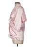 Unbranded 100% Polyester Pink Short Sleeve Blouse Size L (estimated) - photo 5