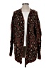 Daytrip Animal Print Brown Cardigan Size S - photo 1