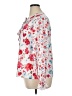 Unbranded 100% Polyester Floral White Long Sleeve Blouse Size 1X - photo 5