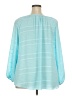 Avenue 100% Polyester Teal 3/4 Sleeve Blouse Size 18 Plus - photo 2