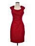 Calvin Klein Solid Red Cocktail Dress Size 4 - photo 1