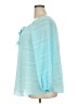 Avenue 100% Polyester Teal 3/4 Sleeve Blouse Size 18 Plus - photo 5