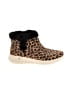 Skechers Animal Print Brown Ankle Boots Size 8 - photo 1