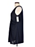 John Paul Richard Blue Sleeveless Blouse Size L - photo 5