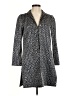 Yoana Baraschi Polka Dots Gray Coat Size 6 - photo 1