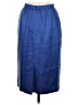Papell 100% Silk Blue Silk Skirt Size 8 Petite - photo 2