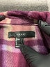 Forever 21 100% Polyester Plaid Purple Long Sleeve Button-Down Shirt Size S - photo 7