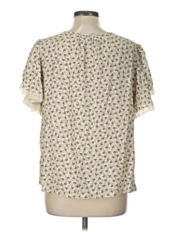 Karen Kane Short Sleeve Blouse (view 2)