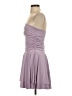 Unbranded Solid Purple Cocktail Dress Size S - photo 5