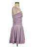 Unbranded Solid Purple Cocktail Dress Size S - photo 4