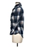 Polly & Esther 100% Polyester Plaid Blue Long Sleeve Blouse Size M - photo 5