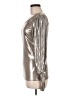 Tea n Rose Metallic Silver Long Sleeve Top Size M - photo 5