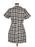 Aqua 100% Polyester Tweed Gray Casual Dress Size M - photo 2