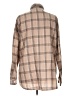 Unbranded Plaid Brown Long Sleeve Blouse Size L - photo 2