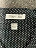 Per Se Houndstooth Black Long Sleeve Button-Down Shirt Size L - photo 7