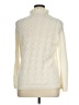 Talbots Chevron-herringbone Ivory Turtleneck Sweater Size XL Petite - photo 2