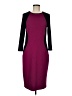 Spense Color Block Burgundy Cocktail Dress Size 8 - photo 1