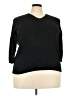 Kim Rogers 100% Cotton Black Pullover Sweater Size 3X - photo 1
