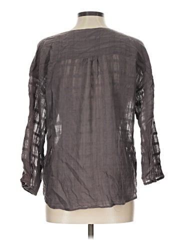 Garnet Hill 3/4 Sleeve Blouse (view 2)