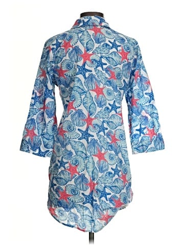 Mud Pie 3/4 Sleeve Button-Down Shirt (view 2)