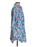Mud Pie 100% Cotton Blue 3/4 Sleeve Button-Down Shirt Size S - photo 4