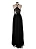 MADISON JAMES 100% Polyester Solid Black Cocktail Dress Size 6 - photo 2