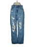Aeropostale Hearts Blue Jeans Size 4 - photo 1