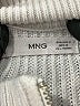 MNG Stripes White Pullover Sweater Size M - photo 7