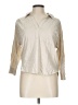 L.L.Bean Metallic Silver 3/4 Sleeve Blouse Size L (petite) - photo 1