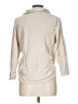 L.L.Bean Metallic Silver 3/4 Sleeve Blouse Size L (petite) - photo 2