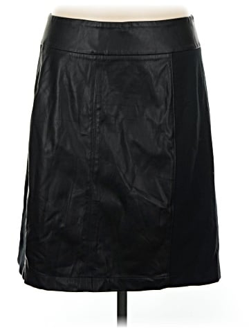 CAbi Faux Leather Skirt (view 1)