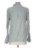 Lumiere 100% Rayon Tweed Gray Long Sleeve Button-Down Shirt Size L - photo 2