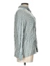 Lumiere 100% Rayon Tweed Gray Long Sleeve Button-Down Shirt Size L - photo 4