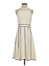 Ann Taylor 100% Polyester Ivory Casual Dress Size 2 - photo 1