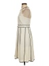 Ann Taylor 100% Polyester Ivory Casual Dress Size 2 - photo 5