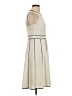 Ann Taylor 100% Polyester Ivory Casual Dress Size 2 - photo 4