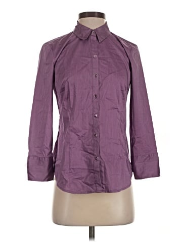 7th Avenue Design Studio New York & Company 3/4 Sleeve Button-Down Shirt (view 1)