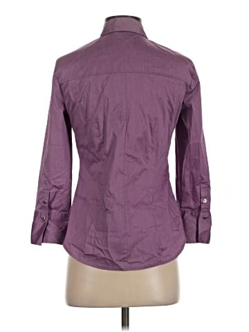 7th Avenue Design Studio New York & Company 3/4 Sleeve Button-Down Shirt (view 2)