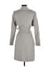 Cole Haan Gray Wool Coat Size 6 - photo 2