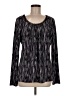 Haggar Black Long Sleeve Top Size M - photo 1