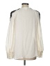 J.Crew Collection 100% Silk Ivory Long Sleeve Silk Top Size 10 - photo 2