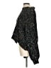 Pol 100% Polyester Tweed Black Pullover Sweater Size L - photo 5