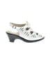Easy Street White Sandals Size 7 1/2 - photo 1