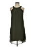 Iz Byer 100% Polyester Solid Green Casual Dress Size S - photo 1