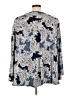 Avenue Paisley Blue 3/4 Sleeve T-Shirt Size 30 - 32 Plus - photo 2