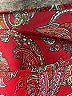 Talbots 100% Polyester Paisley Burgundy Long Sleeve Blouse Size 3X - photo 7