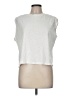 Dylan 100% Cotton Ivory Sleeveless T-Shirt Size M - photo 1