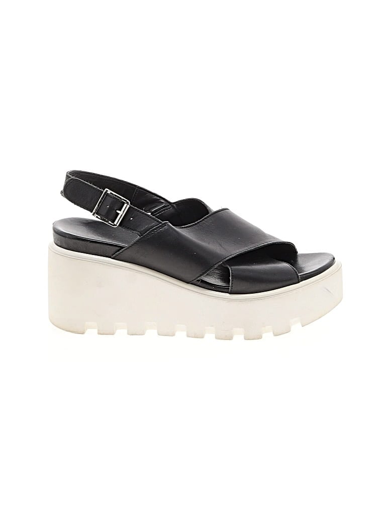 Pre-owned Aldo Wedges In Black